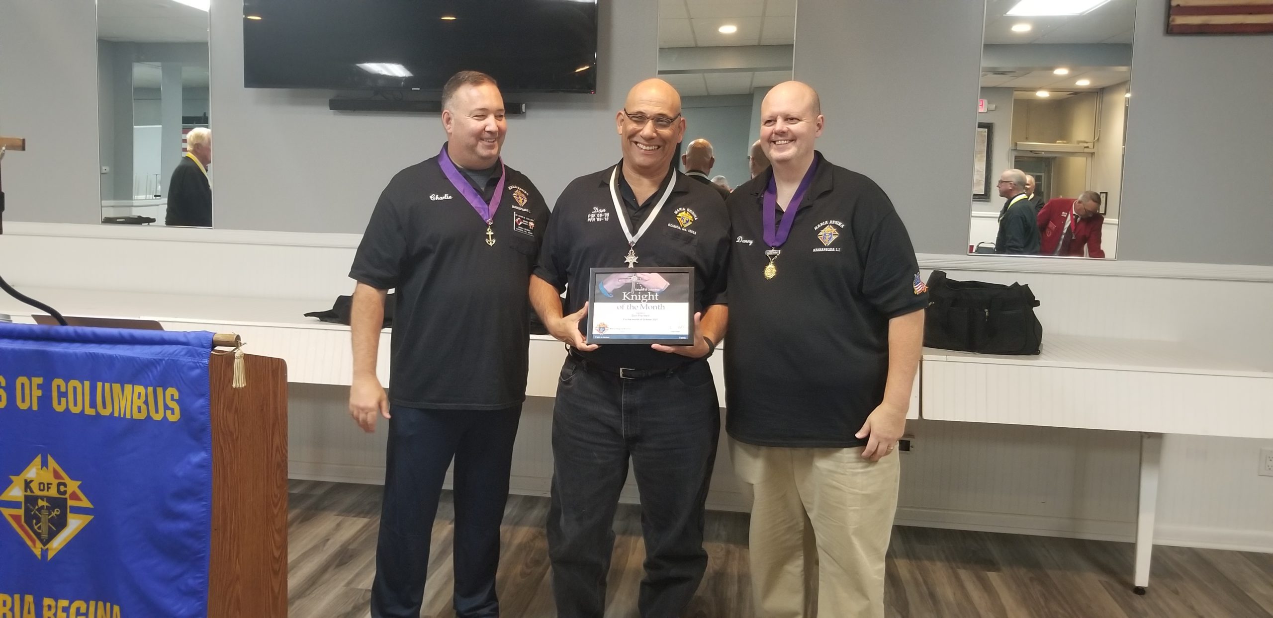 October Knight of the Month - Donald Piscitelli